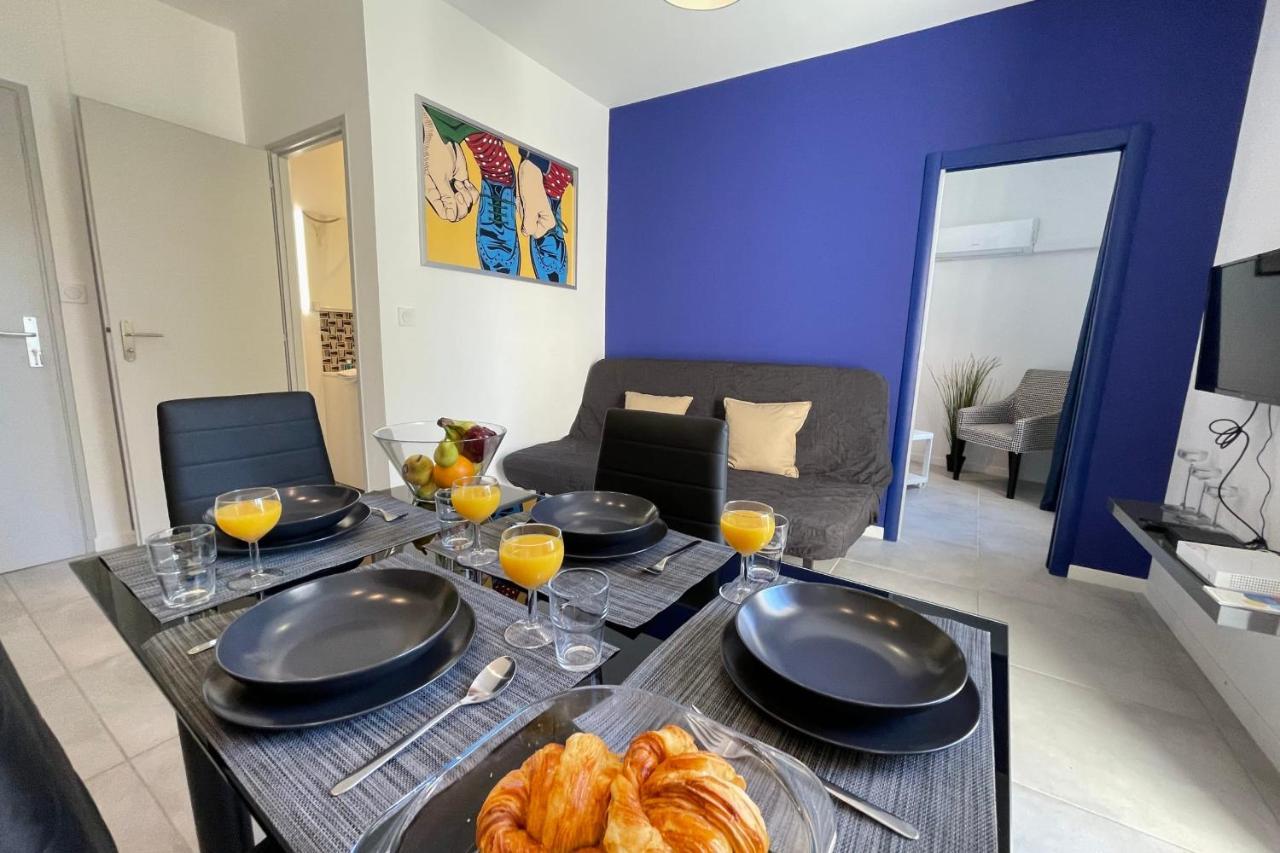 Le Grand Bleu Terrasseclimwifinetflix Proche Gare-Centre Appartement Marseilles Buitenkant foto