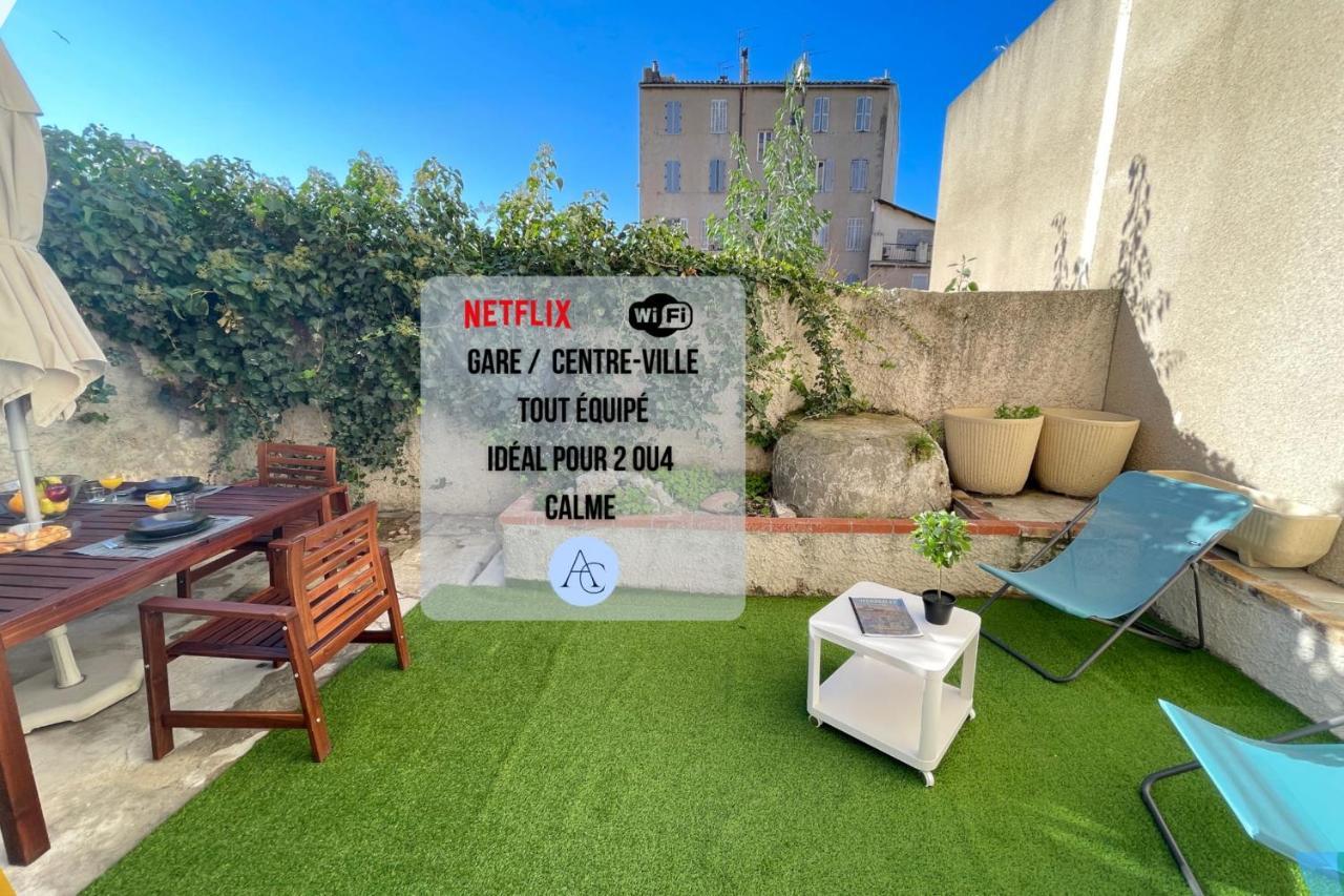 Le Grand Bleu Terrasseclimwifinetflix Proche Gare-Centre Appartement Marseilles Buitenkant foto